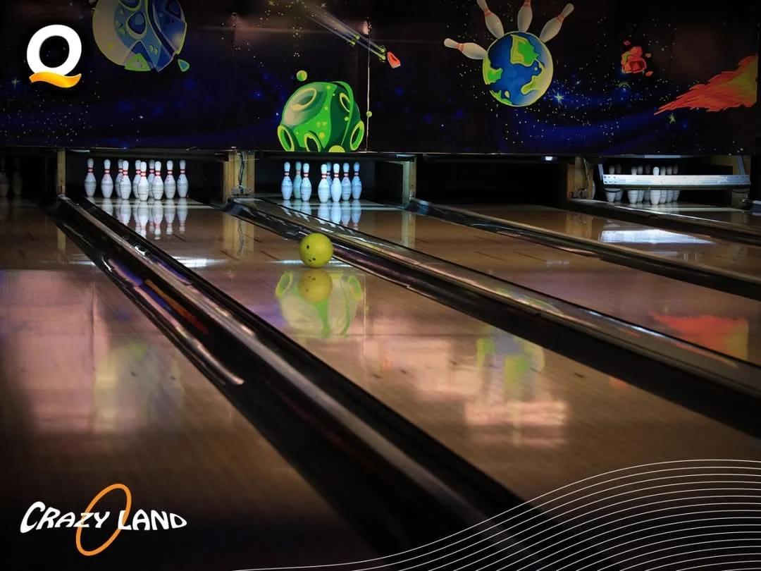 Bowling lanes at CrazyLand